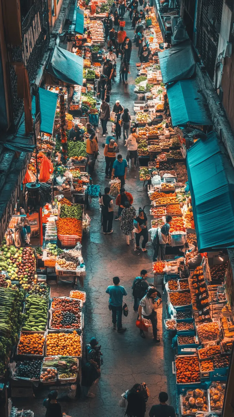 بازار سنتی تهران با معماری تاریخی و گذرهای باریک