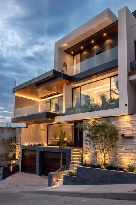 معماری مدرن و اقتصادی برای ویلا