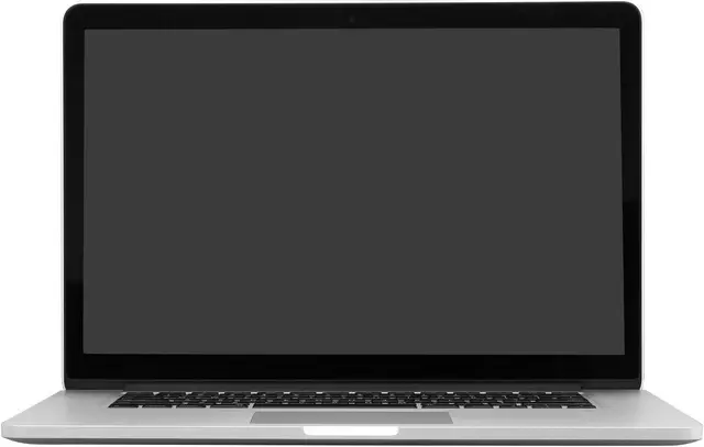 لپتاپ بازشده با نمایش اجزای داخلی و صفحهنمایش