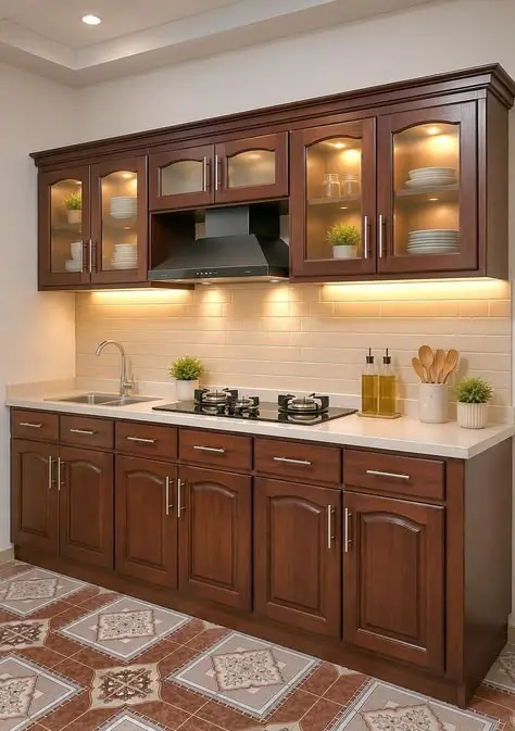 چیکار کنیم کابینت جدید با کف آشپزخانه هماهنگ شود؟
