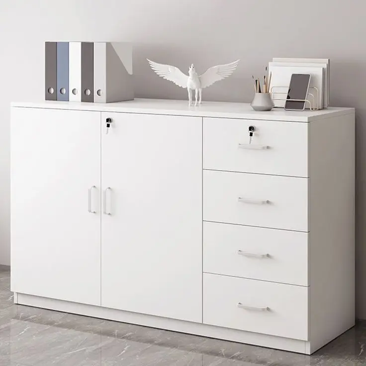 کابینت بدون دستگیره با سیستم بازشو فشاردهی و طراحی مدرن