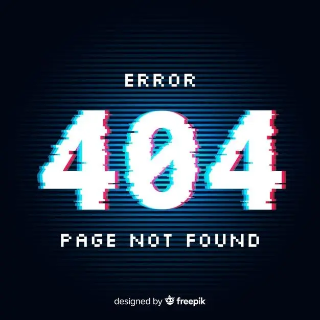 نمونه صفحه شخصی‌سازی شده خطای ۴۰۴