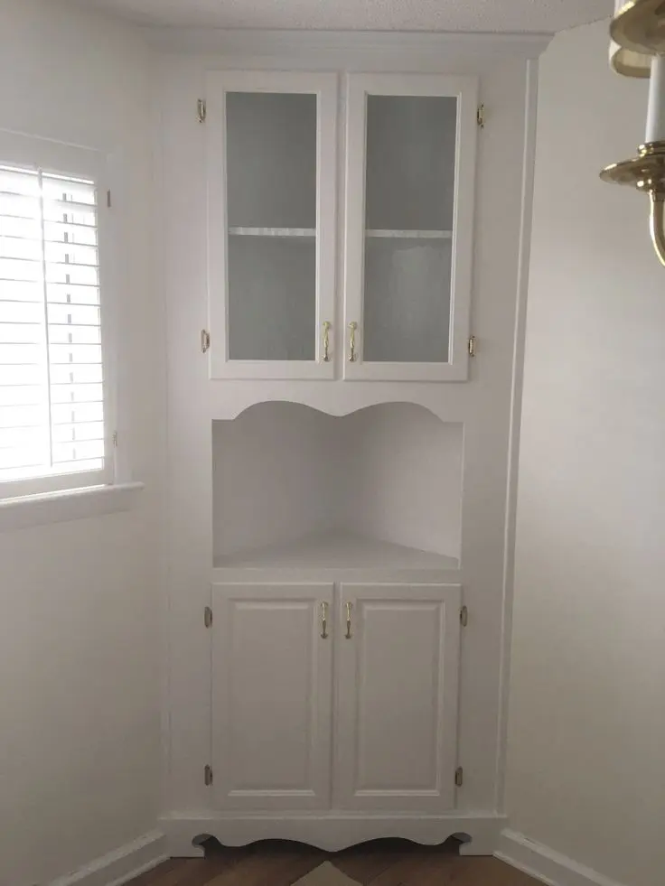 کابینت گوشه آشپزخانه با طراحی مدرن و سازماندهی شده