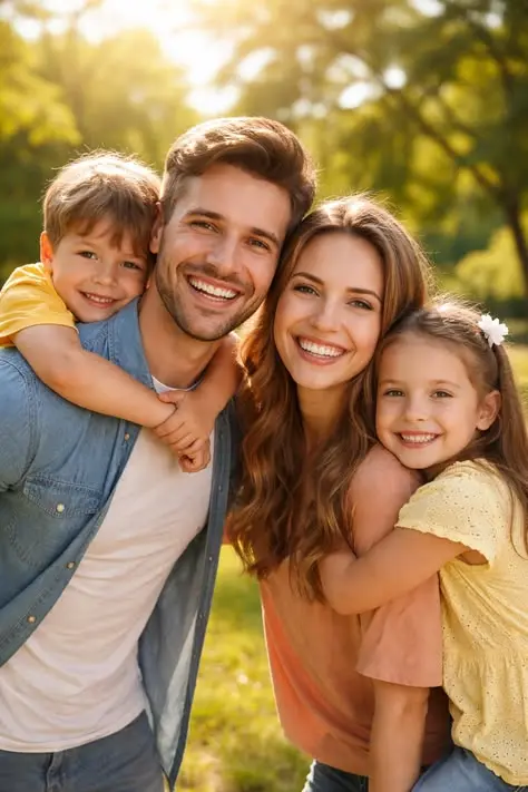 خانواده‌ای در حال نشستن و گفتگو در محیطی آرام و خانگی