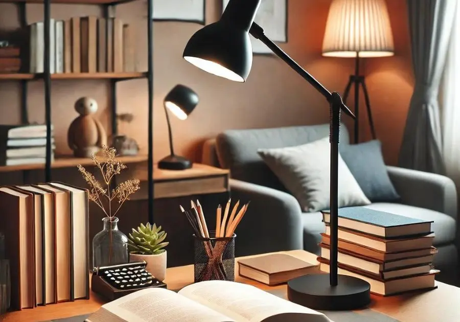 چراغ مطالعه کوچک و قابل تنظیم با نور گرم