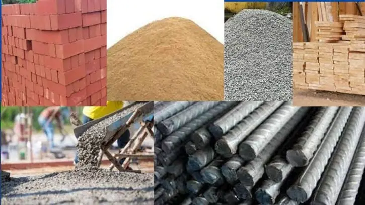 نمونهای از انبار سازمانیافته مصالح ساختمانی با برچسبگذاری و دسترسی آسان