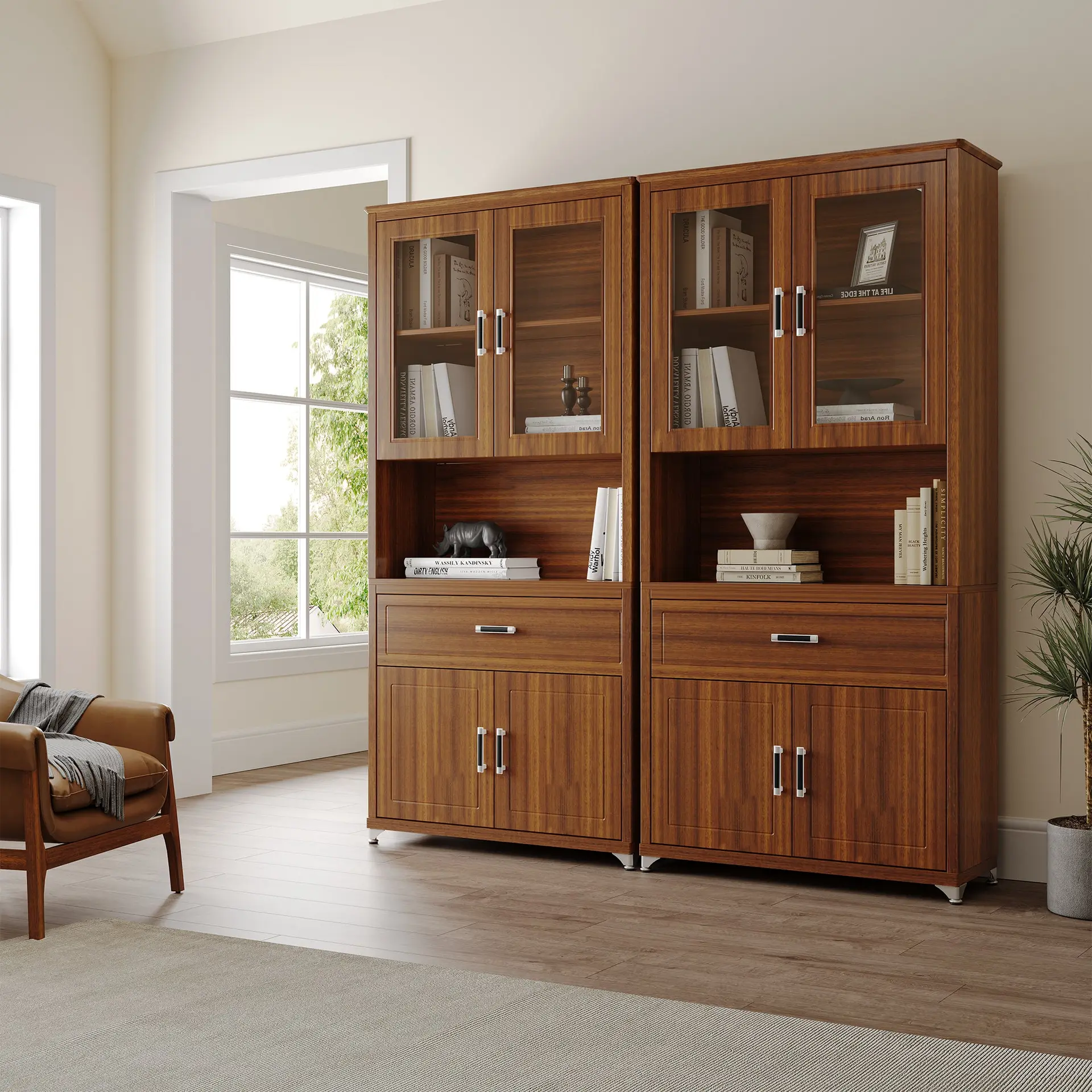 کابینت‌های با طراحی ارگونومیک برای راحتی بیشتر در استفاده