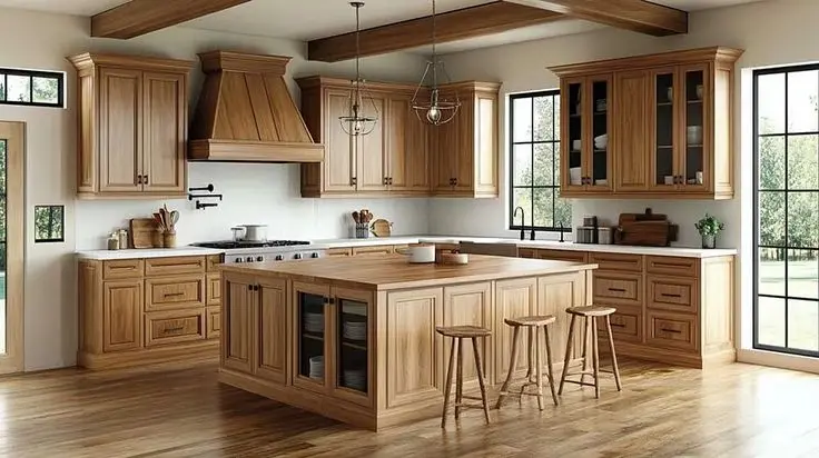 نوسازی کابینت با رنگ‌آمیزی و نصب دستگیره‌های جدید