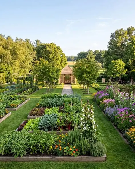 چشمه کوچک و نورپردازی در فضای سبز ویلا