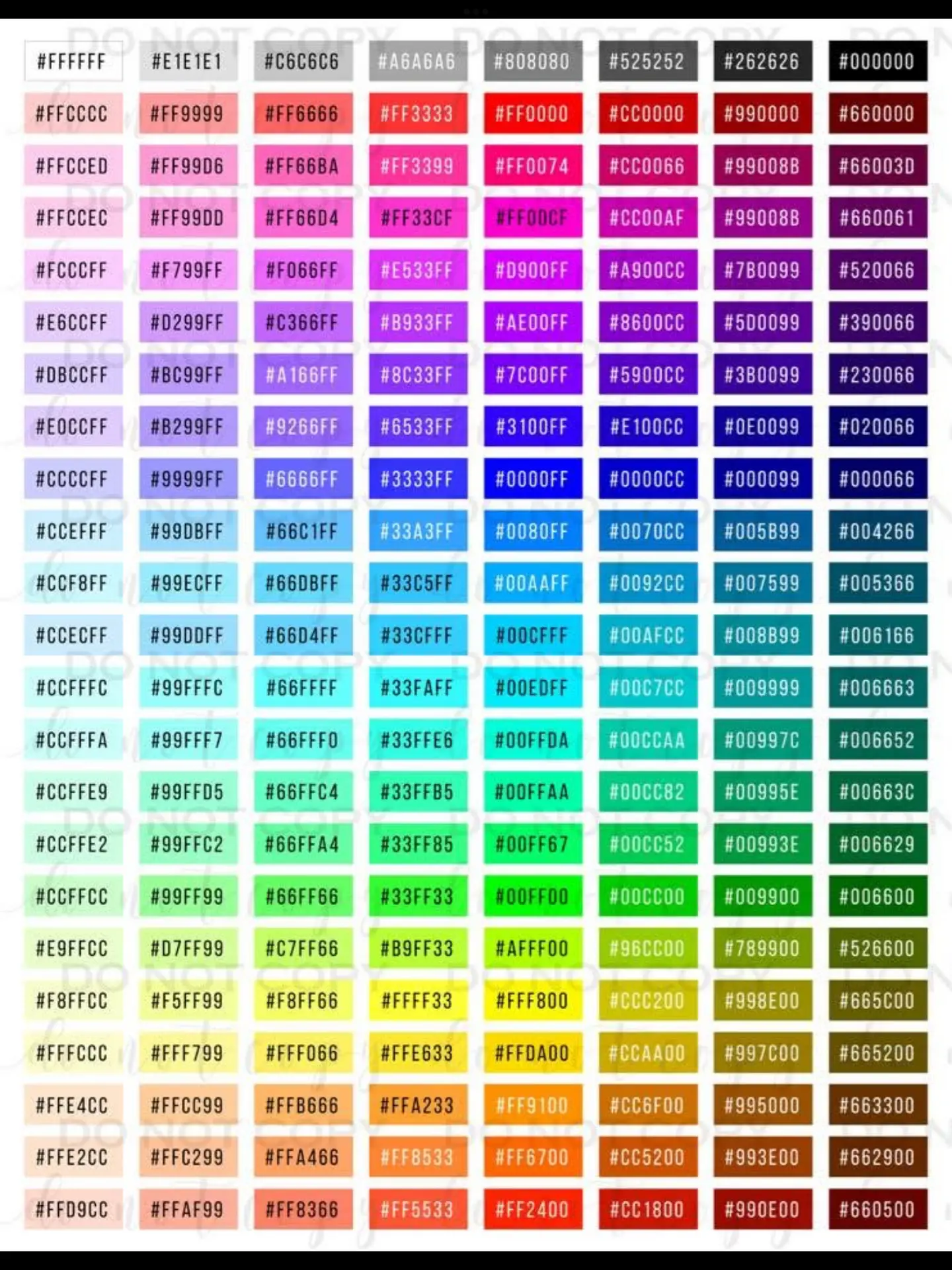 نمونه‌ای از پالت رنگ در نرم‌افزار Adobe Color