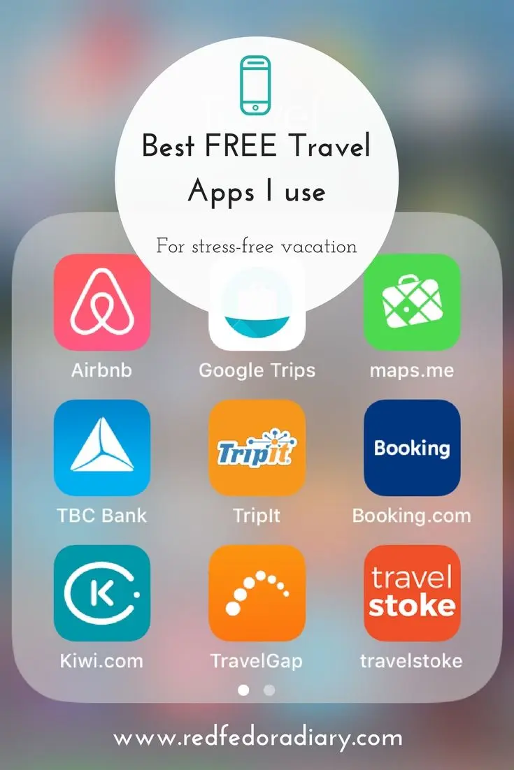 نمای برنامه Google Trips برای برنامه‌ریزی سفر