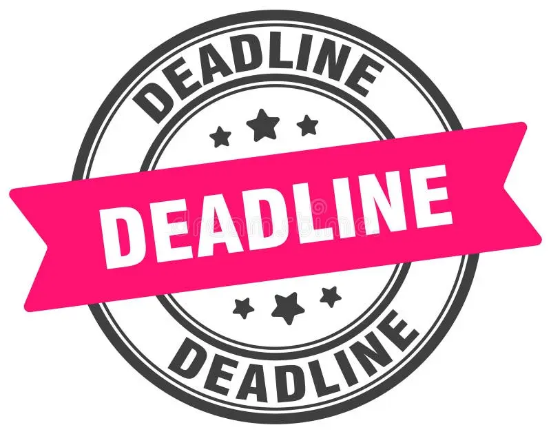 یک مهره با کلمه deadline و تاریخ روی آن، نشاندهنده اهمیت زمانبندی و پیگیری مواعید
