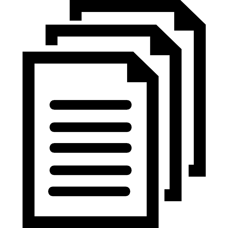 نماد اسناد سازماندهی شده در پوشه‌های جداگانه