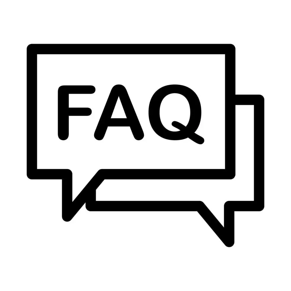 نماد سوال‌های متداول برای طراحی گرافیکی و وب‌سایت