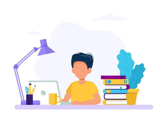 دانش‌آموزان آماده برای امتحان با اعتماد به نفس