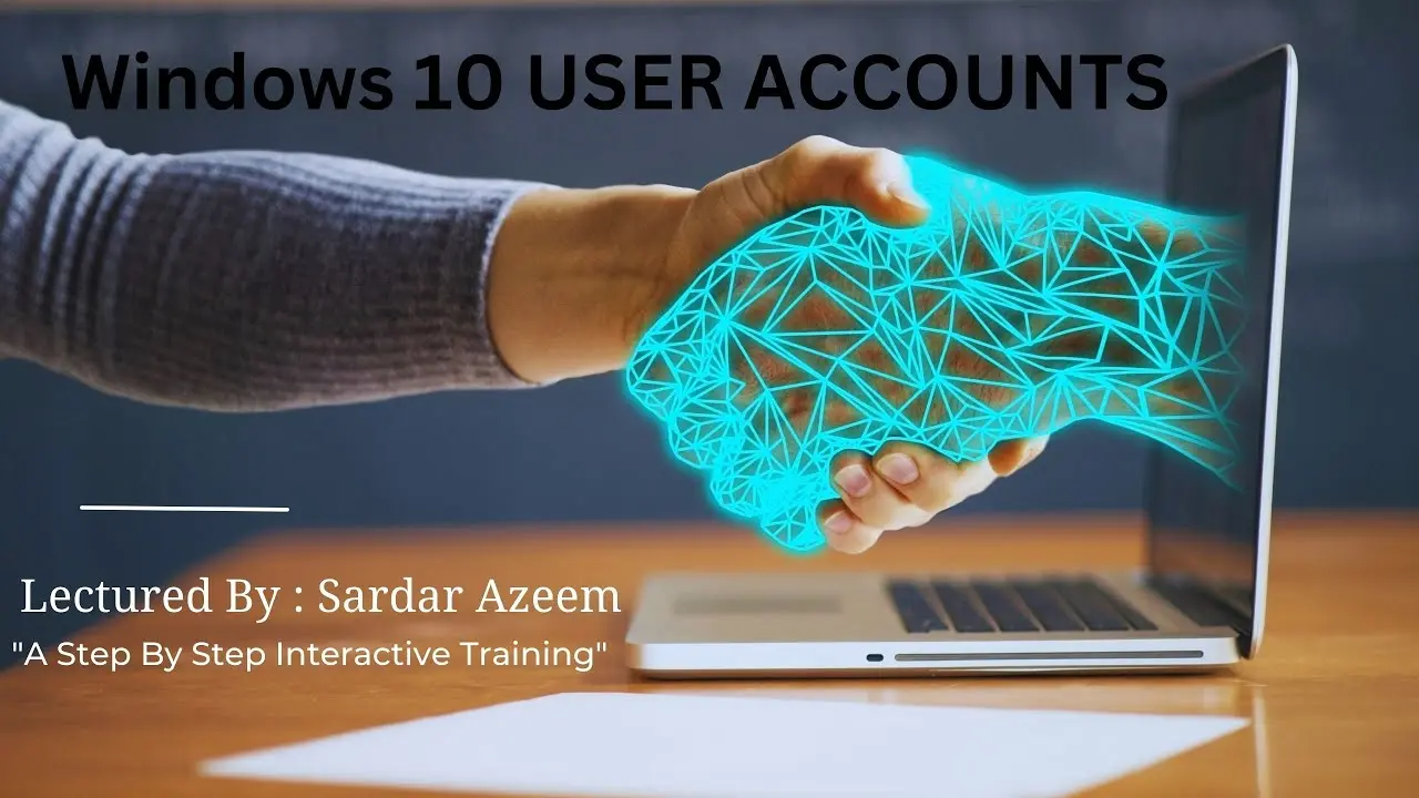 پنل تنظیمات حساب کاربری در ویندوز