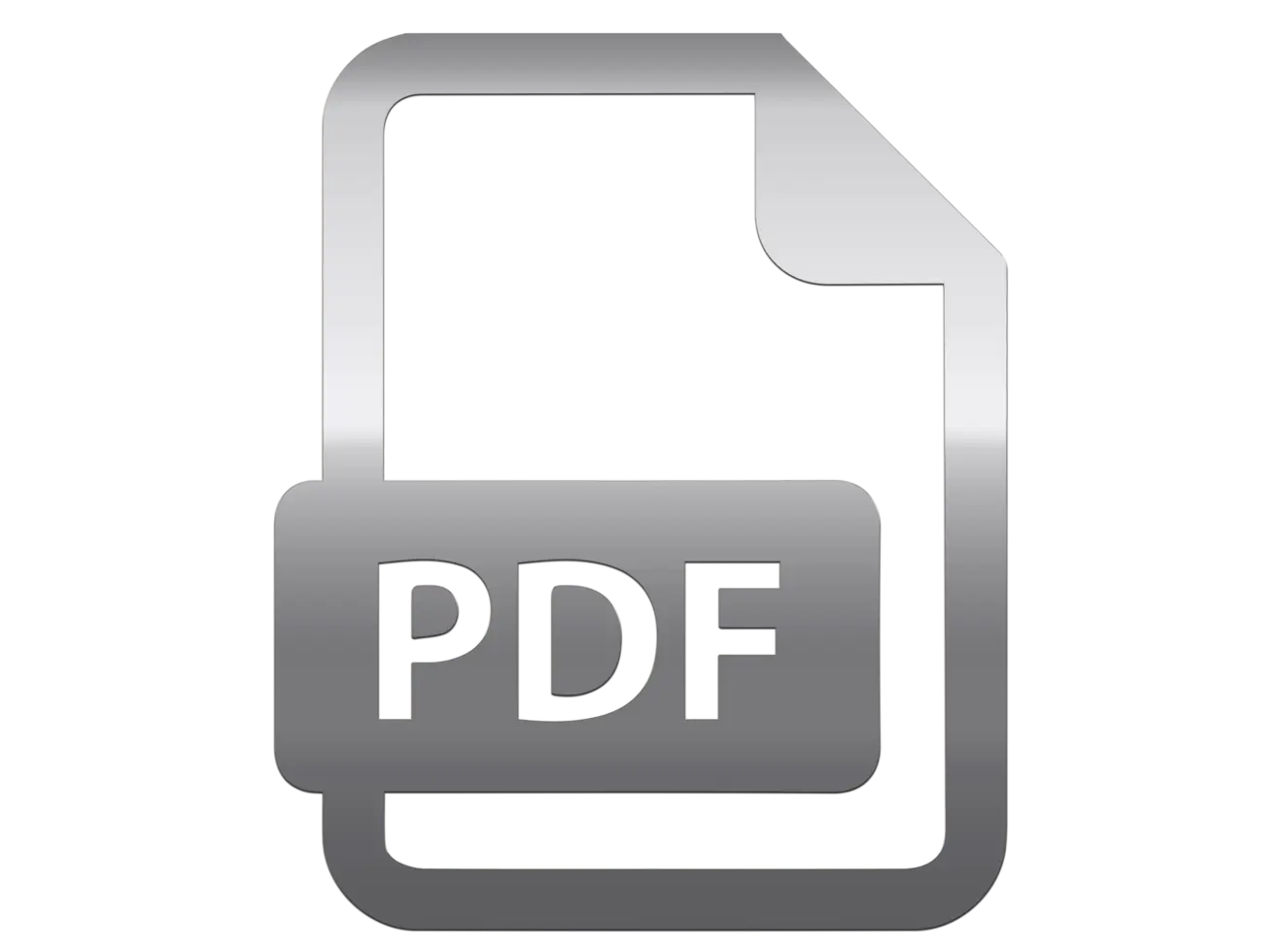 نماد فایل PDF بر زمینه شفاف