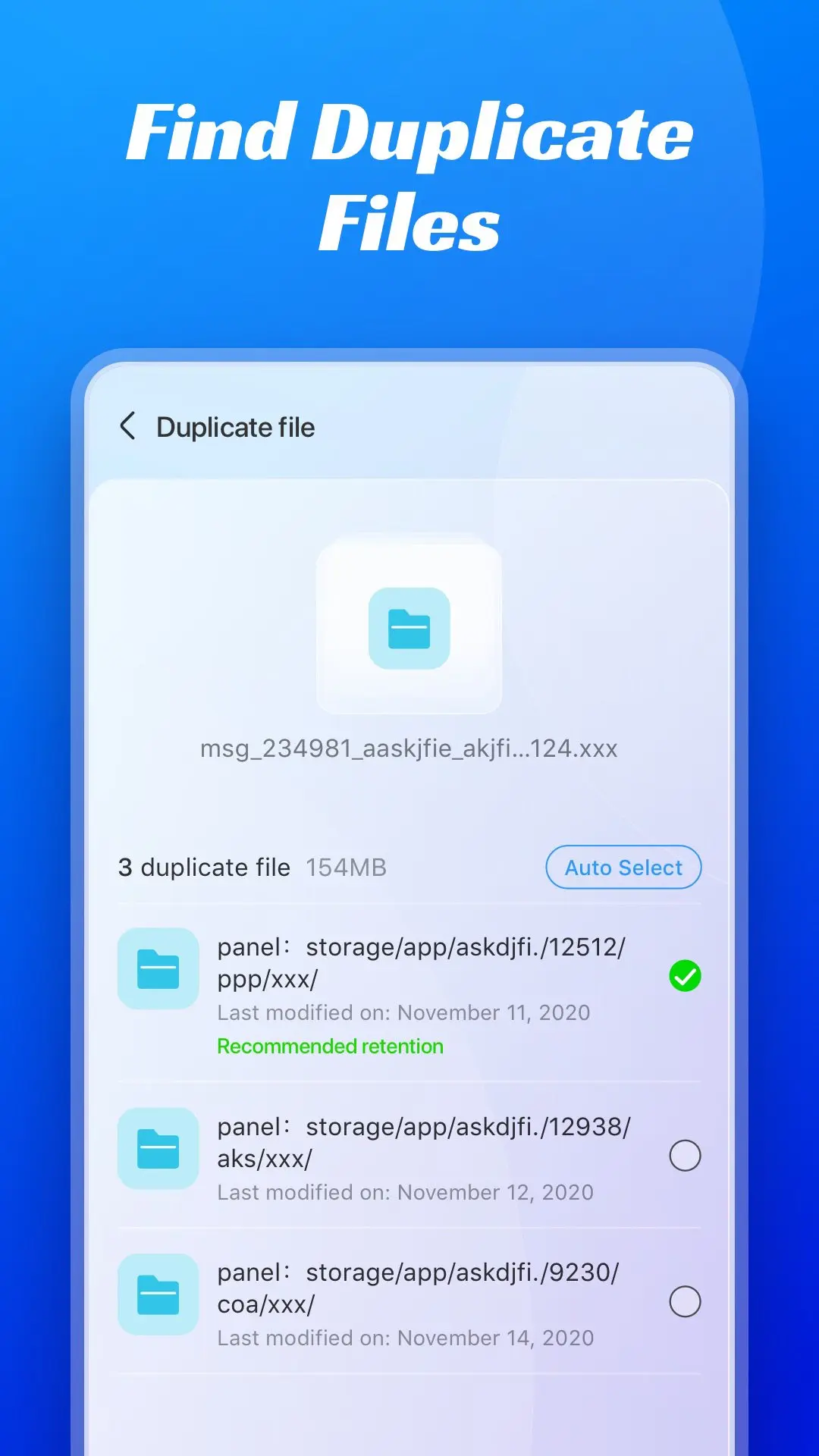 استفاده از برنامه مدیریت فایل برای شناسایی فایل‌های غیرضروری