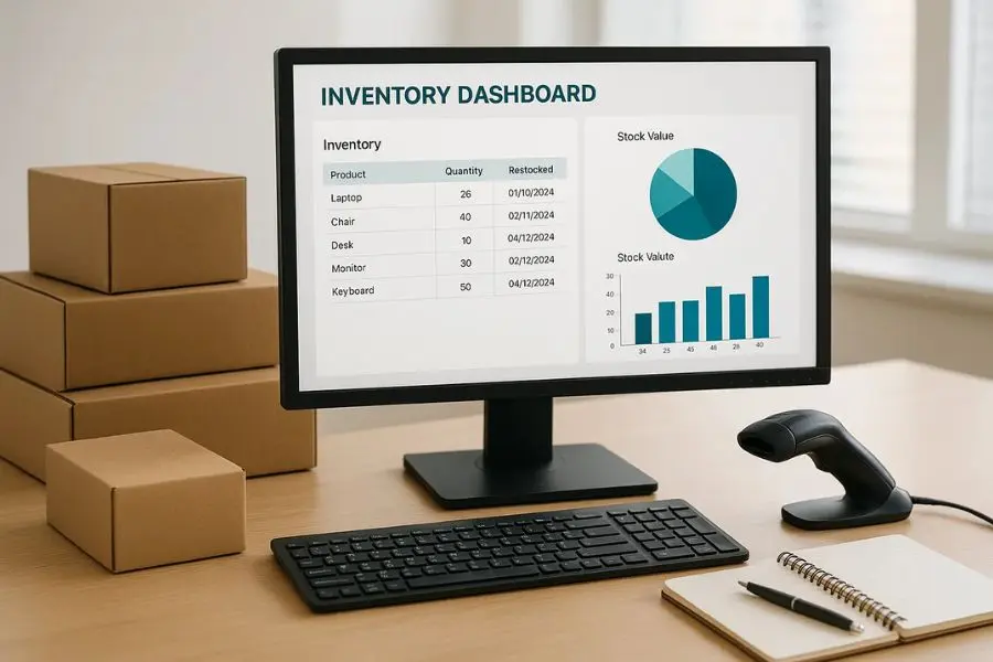 نرم‌افزار مدیریت موجودی قطعات کارگاه