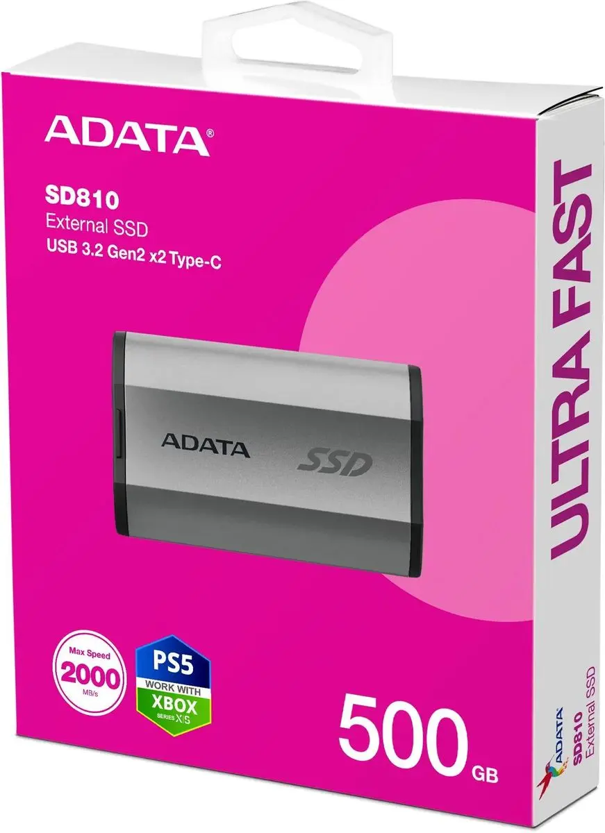 نمونه SSD خارجی با اتصال USB4 و سرعت بالا