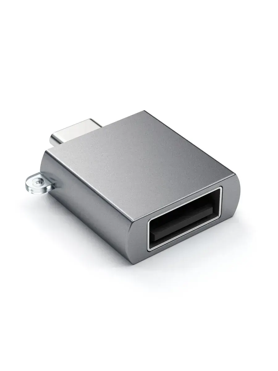 نمونه‌ای از تبدیل‌کننده Type-C به USB با طراحی مدرن و کابلی کوتاه