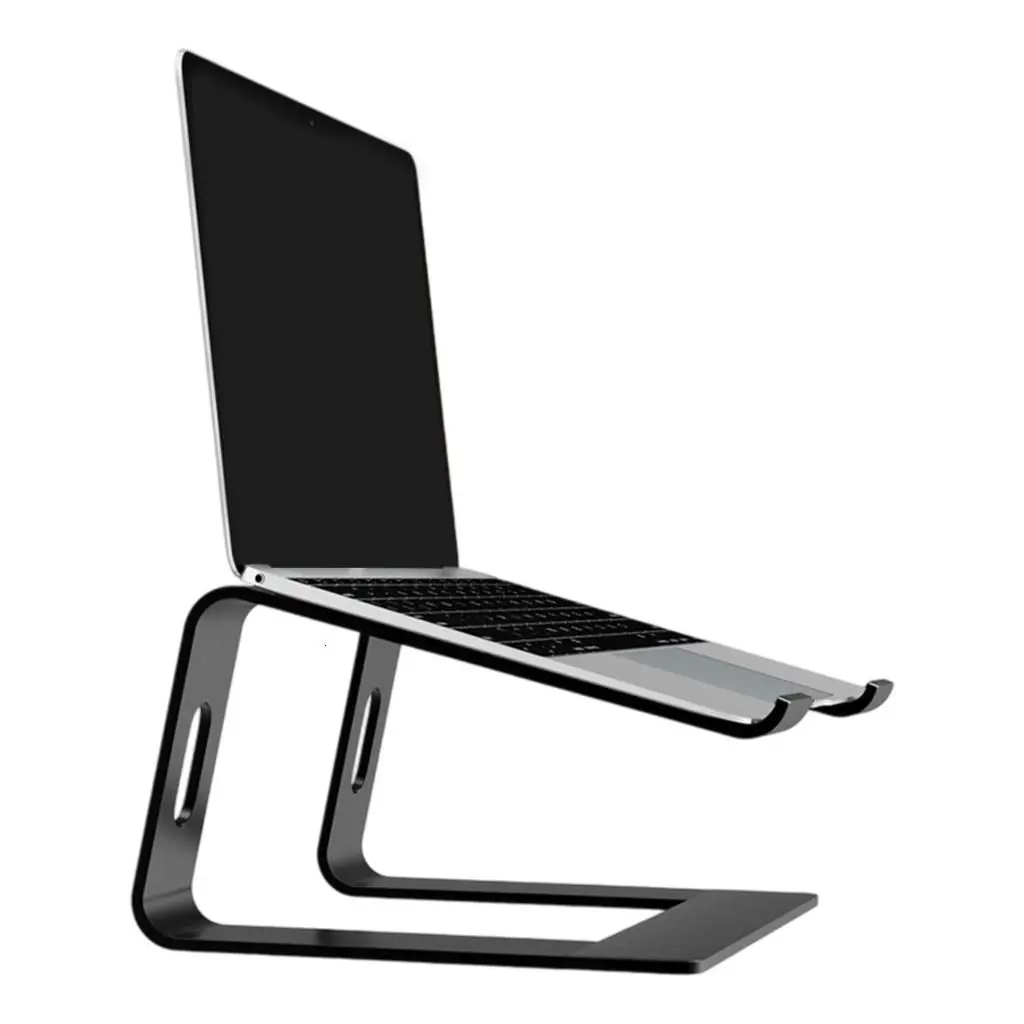 استند لپ‌تاپ تاشو با طراحی مدرن و قابلیت تنظیم زاویه نمایشگر