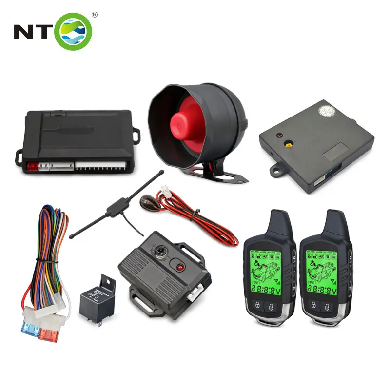 سیستم دزدگیر خودرو با نمایشگر LCD و کنترل دو طرفه برای امنیت بیشتر