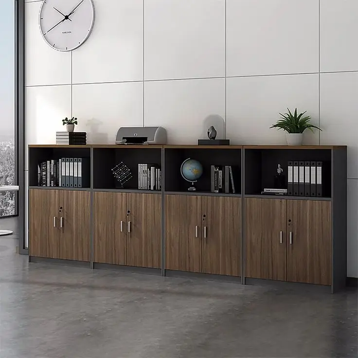 نمونه کابینت SPL با طراحی چوبی و مدرن
