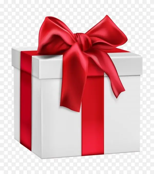 باکس کاغذی زیبا با دکوراسیون نوار و گل