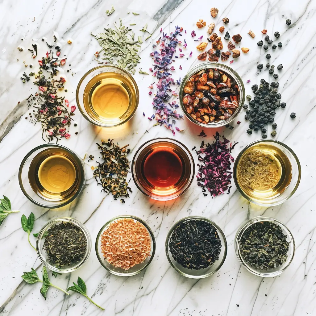 چای گرم کامومیل در شب