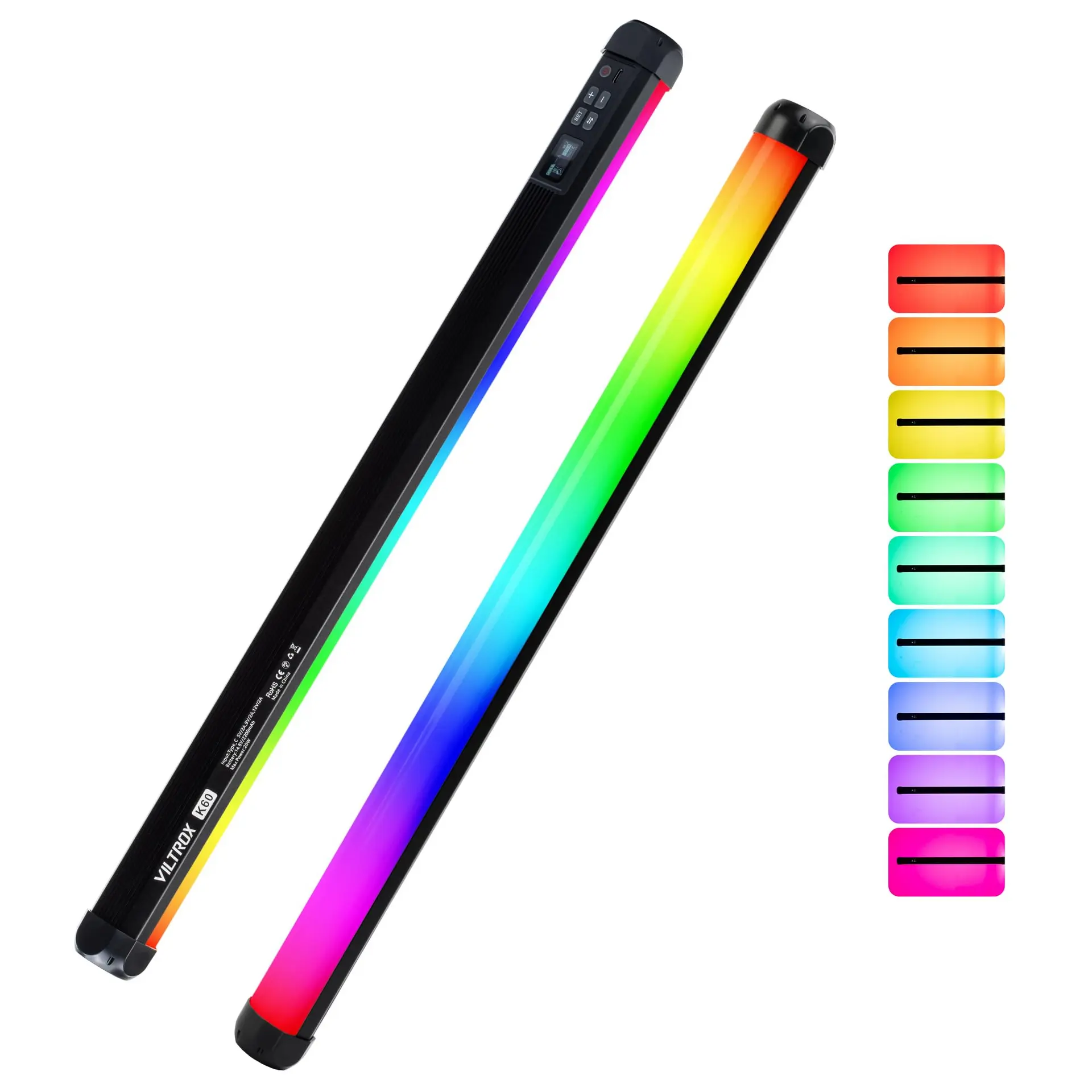 مقایسه نمونه‌های مختلف ریسه RGB با توجه به اندازه و طراحی