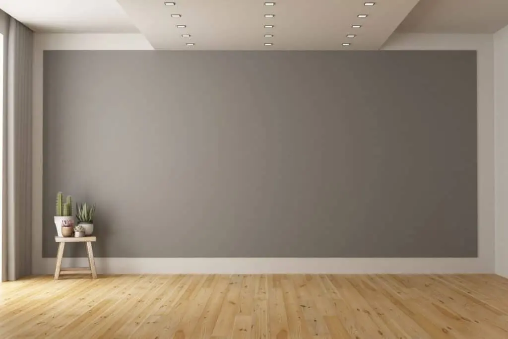 نمونه‌ای از دیوارکشی با وال مش در یک فضای داخلی مدرن