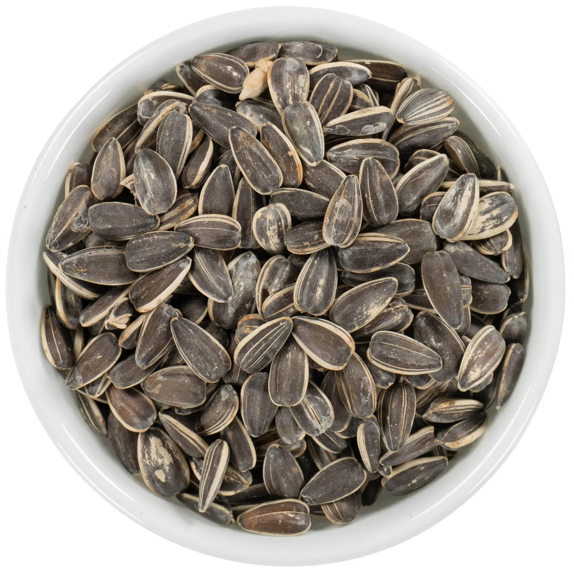 مغز تخمه آفتابگردان پخته شده در ظرف شیشه‌ای