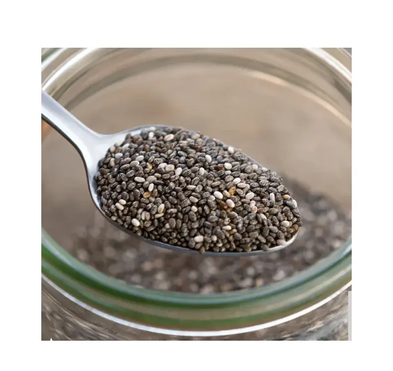 پاکت‌های بزرگ دانه چیا برای خرید bulk، نشان‌دهنده امکان خرید انبوه و اقتصادی
