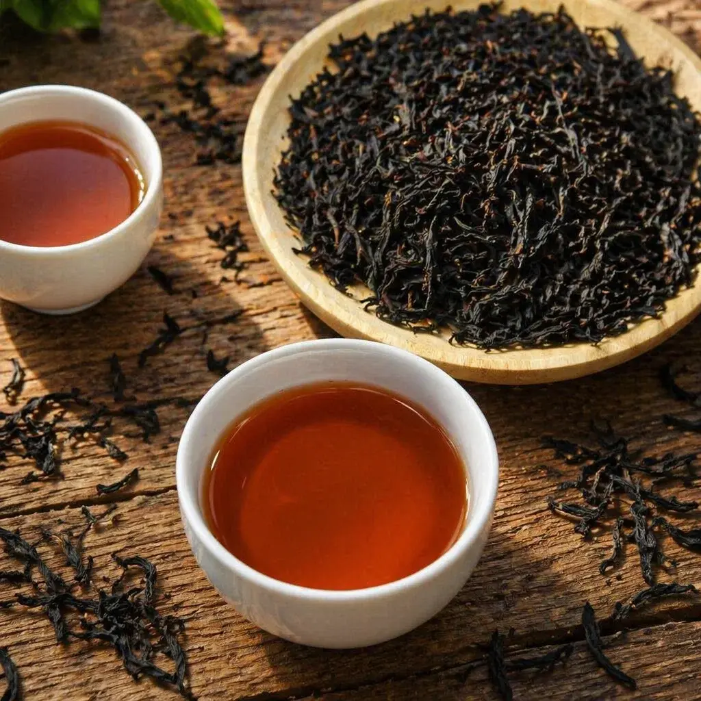 چای سیاه برگ کامل و پودر شده برای تهیه سریع