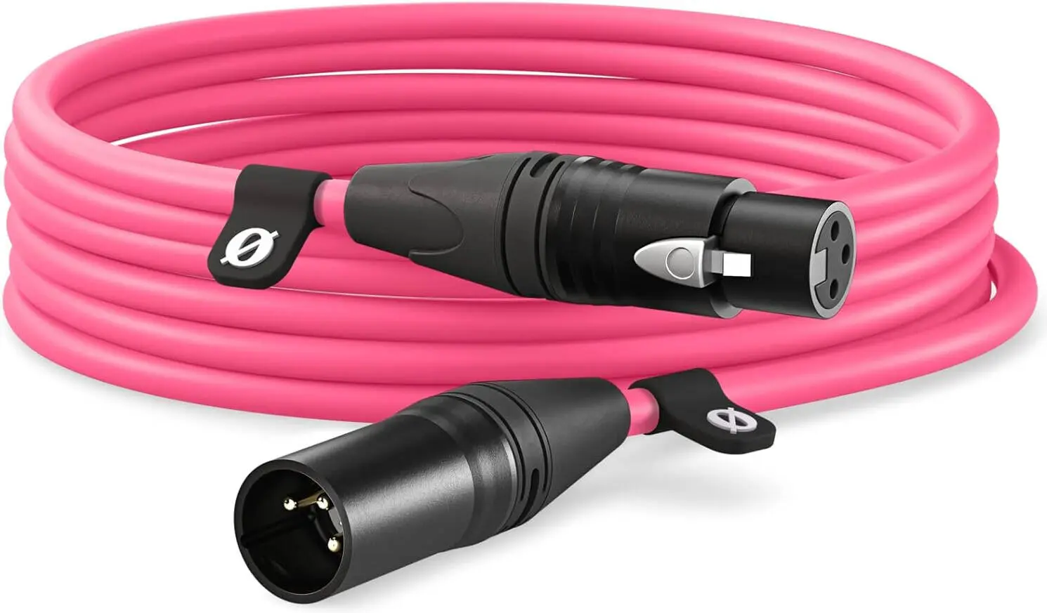 نمونه کابل استودیویی با اتصال XLR و ساختار مسی