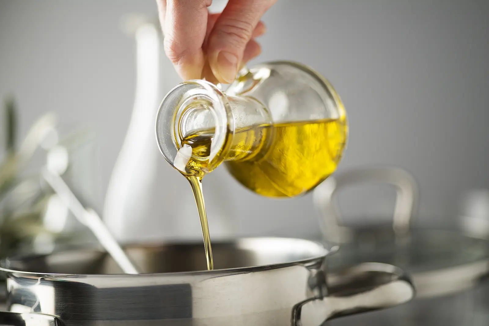 دستگاه پخت و پز با روغن داغ در داخل آن و غذاهای سرخ شده