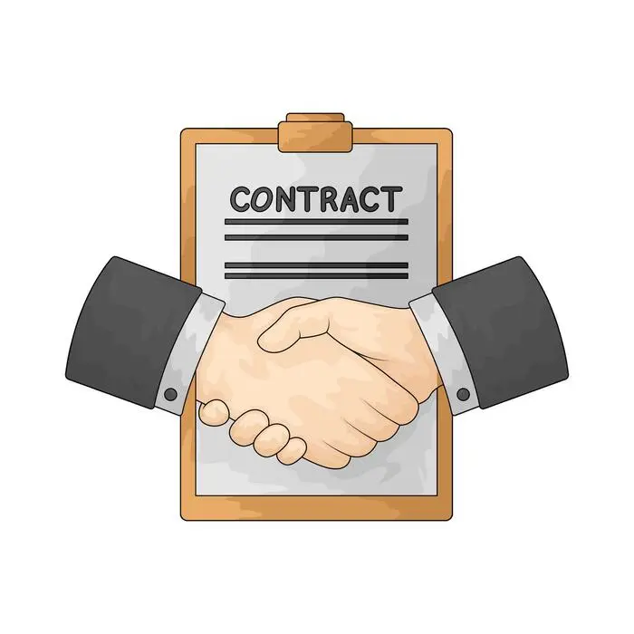 دستورالعمل قراردادی همراه با دست دادن نمادین