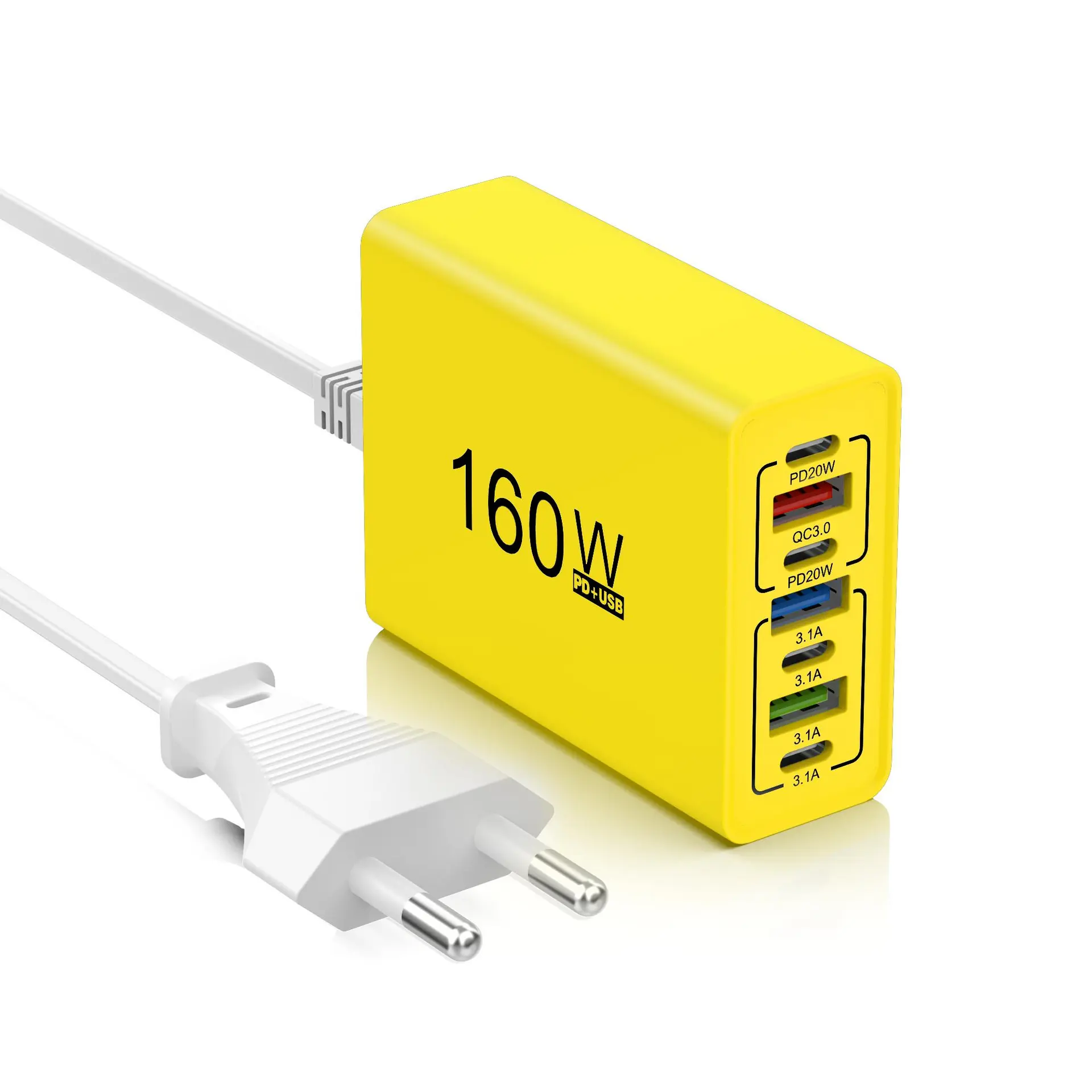 مقایسه شارژرهای چند پورت با پورت‌های USB-C و USB-A