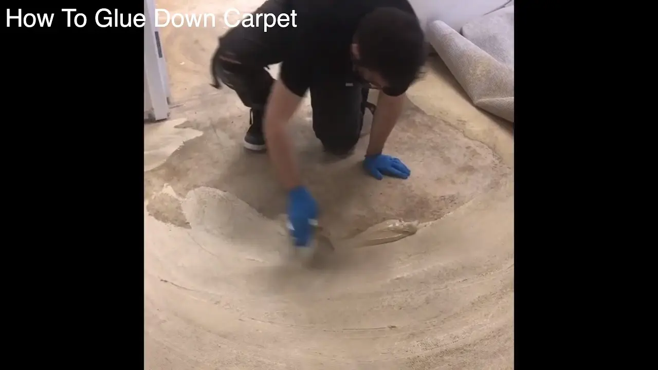 نصب موکت با چسب مناسب