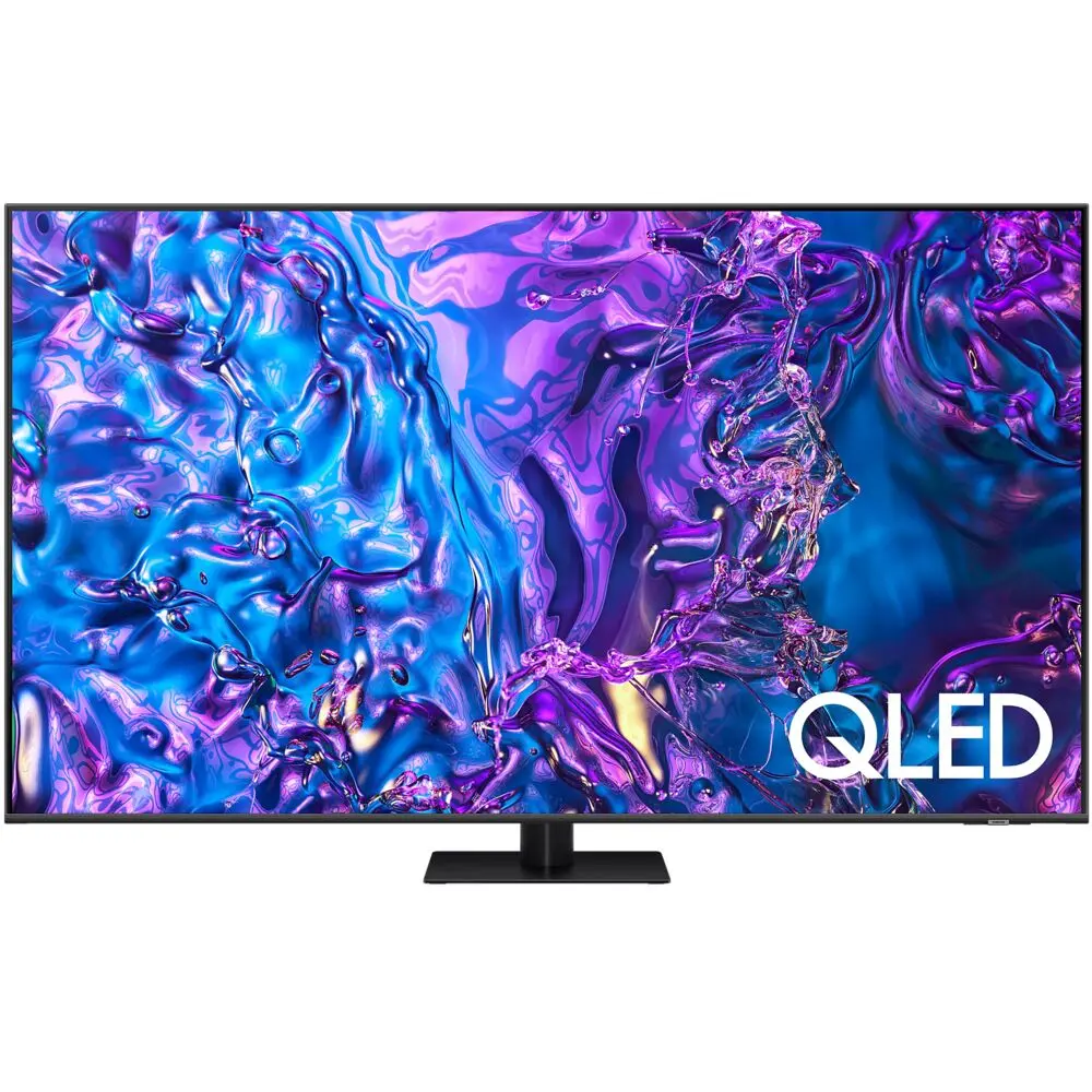 تلویزیون QLED با طراحی مدرن و پنل بزرگ