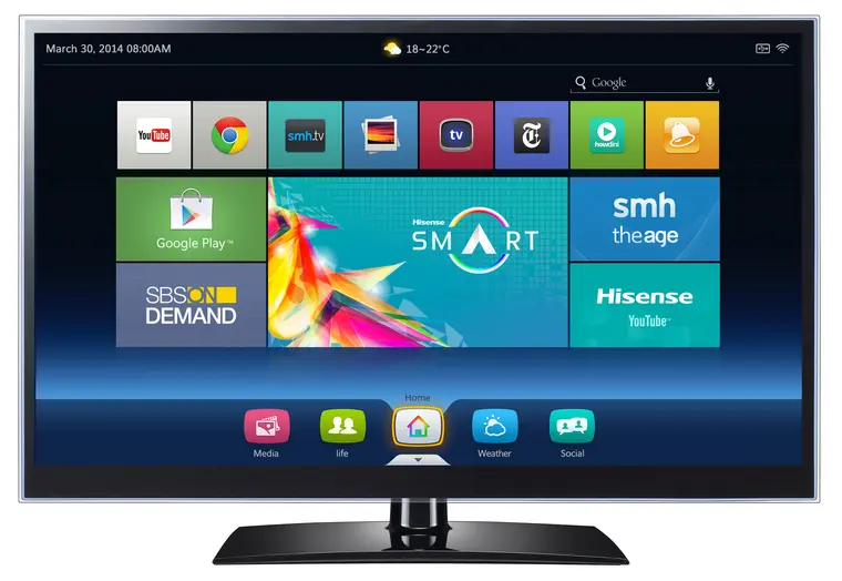 نمونه تلویزیون هوشمند با کیفیت تصویر بالا و تکنولوژی OLED